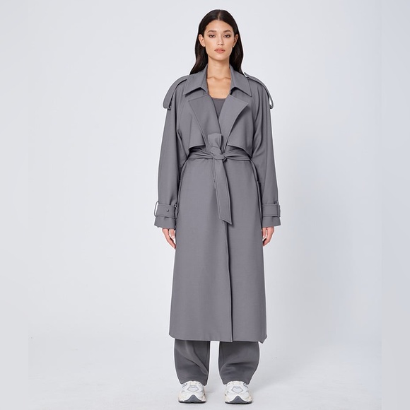 Atoir Stone Trench Coat XS *BNWT* - Picture 3 of 8